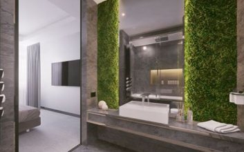 卫生间植物墙