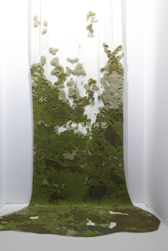 苔藓植物墙案例