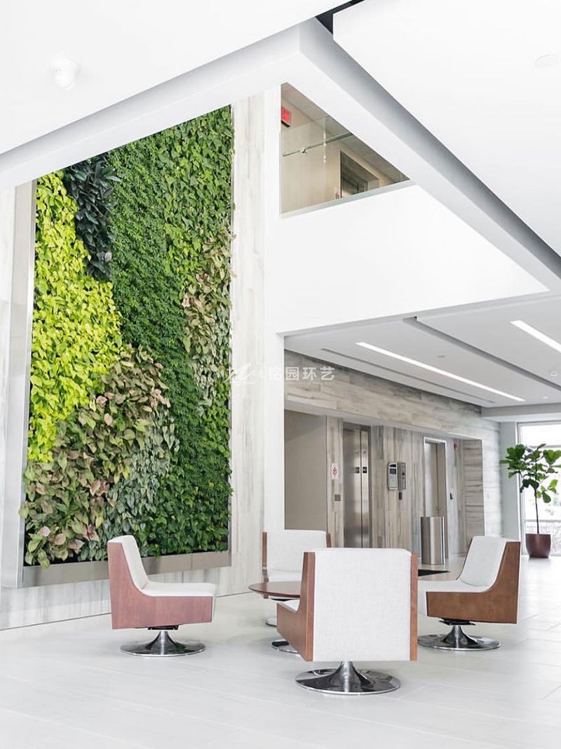 6个办公室植物墙案例，垂直景观让人惊叹！