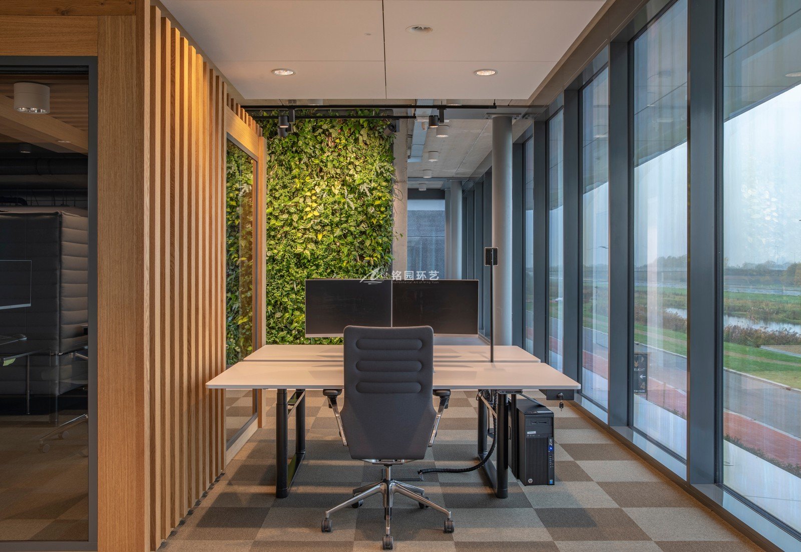 办公室植物墙案例